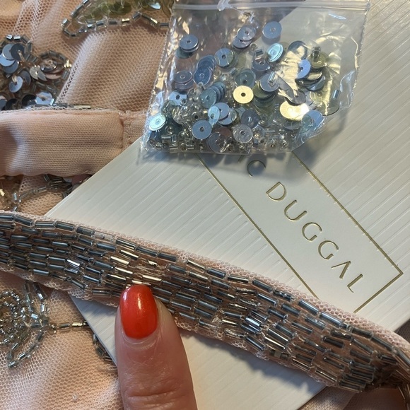 MAC DUGGAL Floral Beaded Bridal Wedding Formal Embellished Gown • Size 10 NWT! - Picture 5 of 6